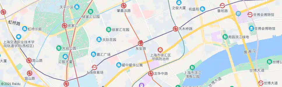 上海肿瘤医院(临时站)_公交站地图_上海公交_妙搜公交查询2024