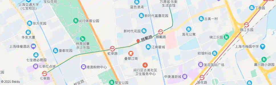 上海顾戴路龙茗路_公交站地图_上海公交_妙搜公交查询2024