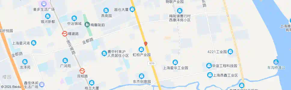 上海虹梅南路双柏路_公交站地图_上海公交_妙搜公交查询2024