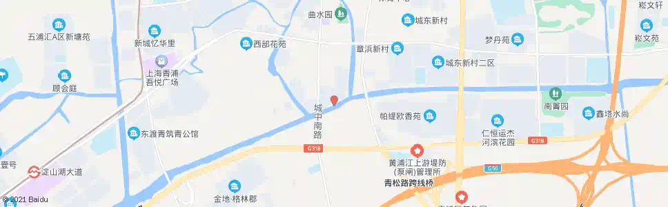 上海环城东路城中南路_公交站地图_上海公交_妙搜公交查询2024