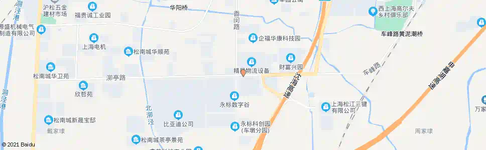 上海泖亭路香闵路_公交站地图_上海公交_妙搜公交查询2024