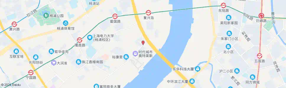 上海杨树浦路黎平路_公交站地图_上海公交_妙搜公交查询2024