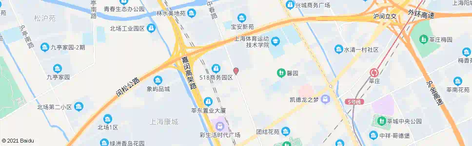 上海莘北路西环路_公交站地图_上海公交_妙搜公交查询2024