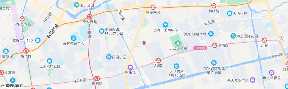 上海北艾路华鹏路(招呼站)_公交站地图_上海公交_妙搜公交查询2024