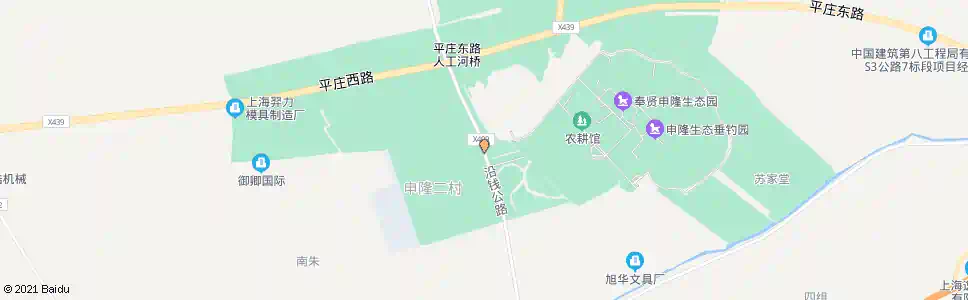 上海申隆生态园_公交站地图_上海公交_妙搜公交查询2024