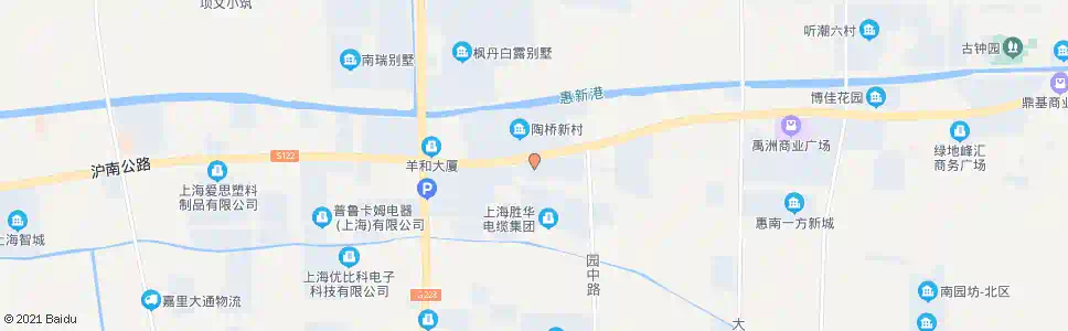 上海南汇工业园区_公交站地图_上海公交_妙搜公交查询2024