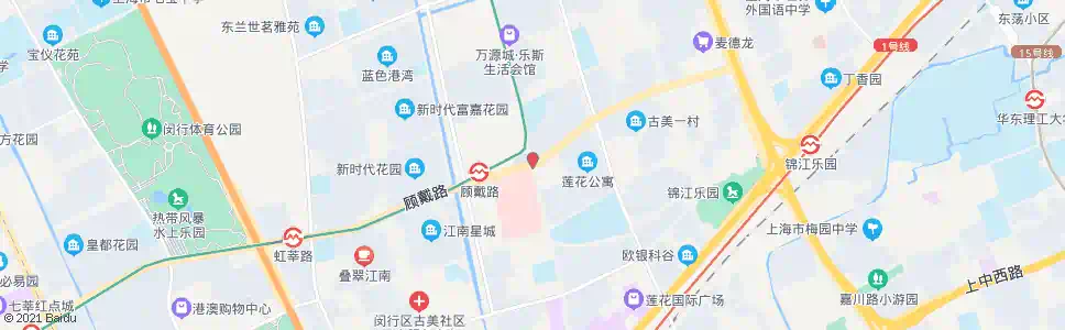 上海万源路顾戴路(临时站)_公交站地图_上海公交_妙搜公交查询2024