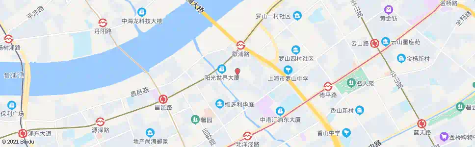 上海崮山路栖山路_公交站地图_上海公交_妙搜公交查询2024