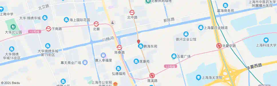 上海陈春东路莲溪路_公交站地图_上海公交_妙搜公交查询2024