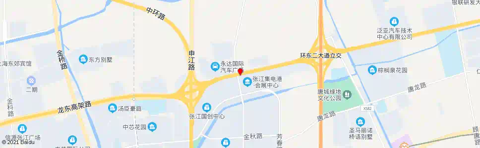 上海龙东大道张东路_公交站地图_上海公交_妙搜公交查询2024