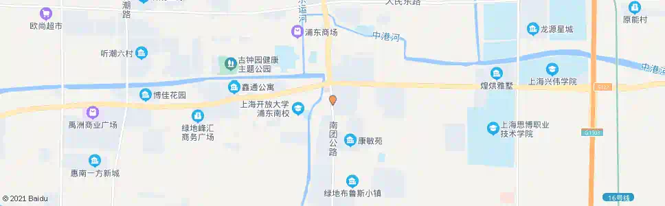 上海团南公路_公交站地图_上海公交_妙搜公交查询2024