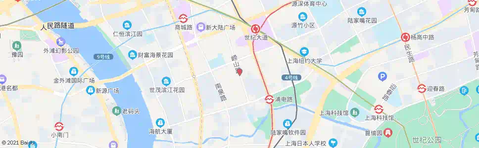 上海潍坊路崂山路_公交站地图_上海公交_妙搜公交查询2024