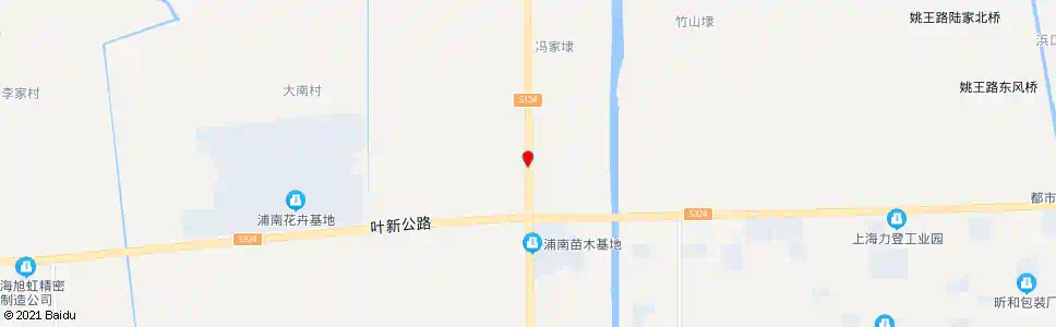 上海松卫北路叶新公路_公交站地图_上海公交_妙搜公交查询2024