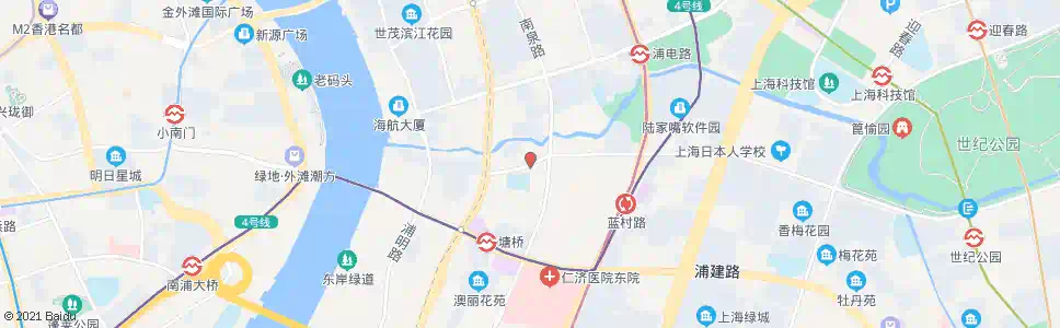 上海峨山路浦东南路_公交站地图_上海公交_妙搜公交查询2024