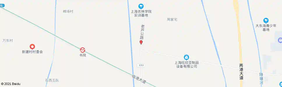 上海棉场(老芦公路三三公路)_公交站地图_上海公交_妙搜公交查询2024