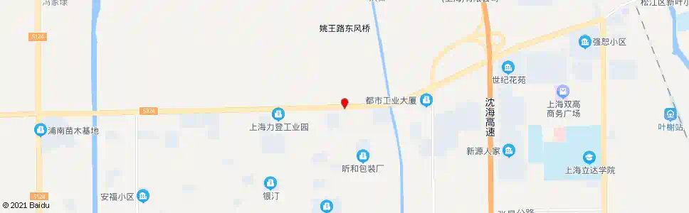 上海叶新公路叶达公路_公交站地图_上海公交_妙搜公交查询2024