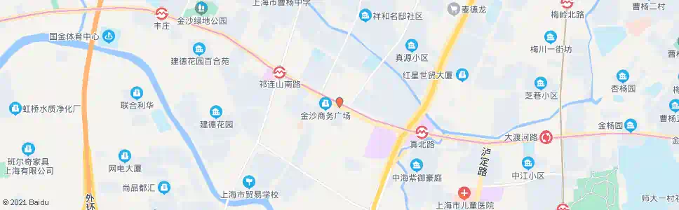 上海金沙江路万镇路_公交站地图_上海公交_妙搜公交查询2024