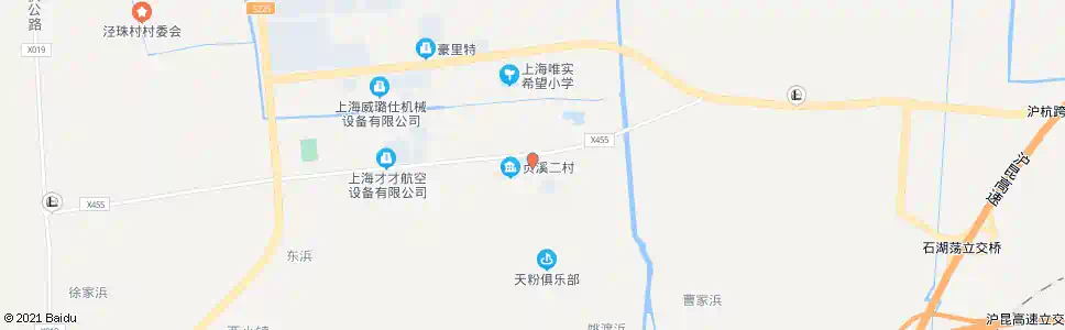 上海贞溪南路老松蒸公路_公交站地图_上海公交_妙搜公交查询2024