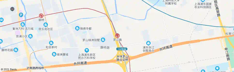 上海罗山路地铁站_公交站地图_上海公交_妙搜公交查询2024