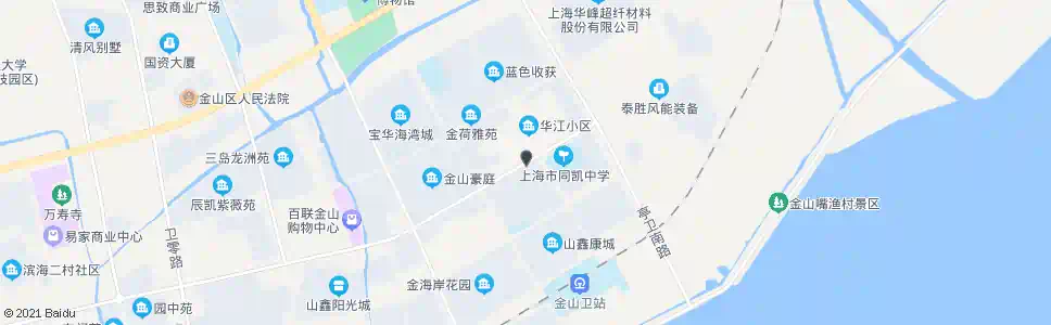 上海卫清东路同凯路_公交站地图_上海公交_妙搜公交查询2024