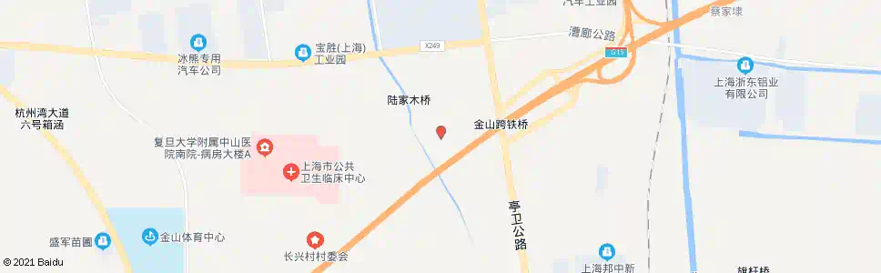 上海长兴村_公交站地图_上海公交_妙搜公交查询2024