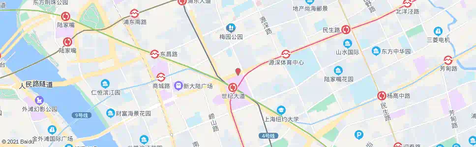 上海福山路张杨路_公交站地图_上海公交_妙搜公交查询2024