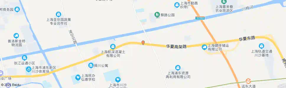 上海华夏东路川南奉公路_公交站地图_上海公交_妙搜公交查询2024