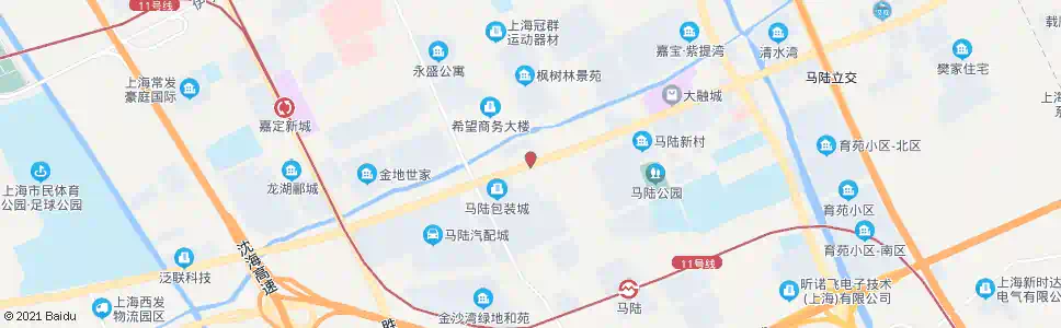 上海宝安公路永盛南路_公交站地图_上海公交_妙搜公交查询2024