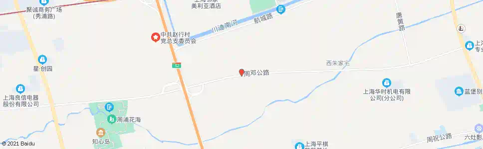 上海周邓路葡萄路_公交站地图_上海公交_妙搜公交查询2024