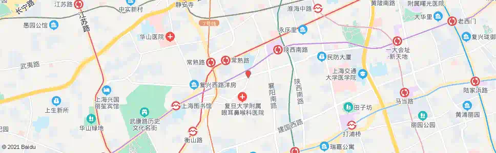 上海复兴中路汾阳路_公交站地图_上海公交_妙搜公交查询2024