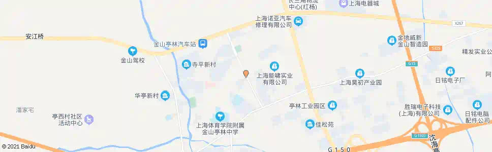 上海亭升路兴工路_公交站地图_上海公交_妙搜公交查询2024