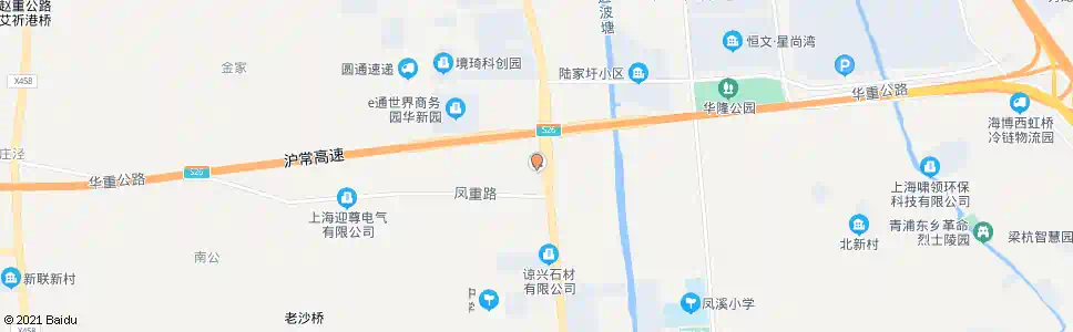 上海嘉松中路长浜_公交站地图_上海公交_妙搜公交查询2024