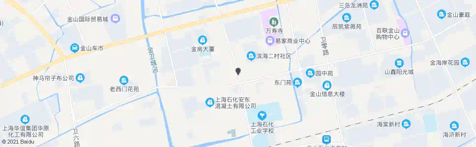 上海学府路卫清西路(金卫十字街)_公交站地图_上海公交_妙搜公交查询2024