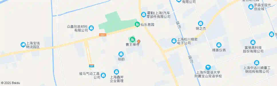 上海徐潘路曹王禅寺_公交站地图_上海公交_妙搜公交查询2024