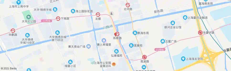 上海沪南路陈春路(招呼站)_公交站地图_上海公交_妙搜公交查询2024