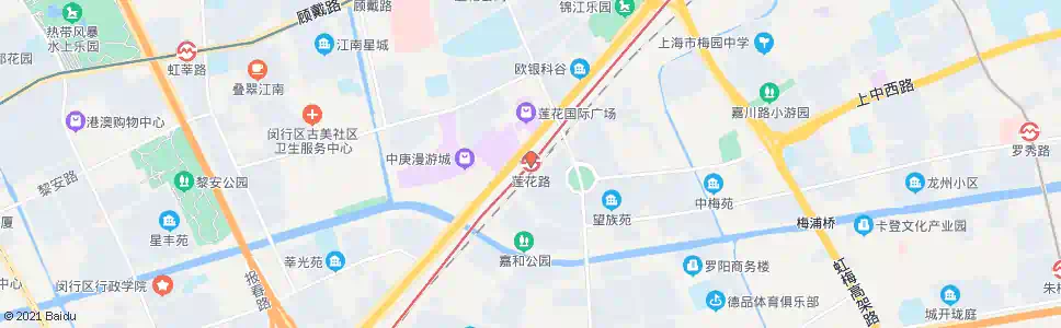 上海罗秀路莲花路_公交站地图_上海公交_妙搜公交查询2024