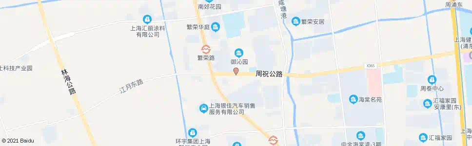 上海周东南路祝家港路(临时站)_公交站地图_上海公交_妙搜公交查询2024