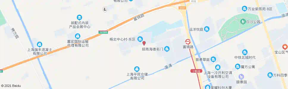 上海杨北路杨宗支路_公交站地图_上海公交_妙搜公交查询2024