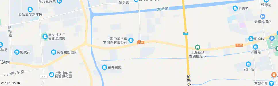 上海沪南公路华南路_公交站地图_上海公交_妙搜公交查询2024