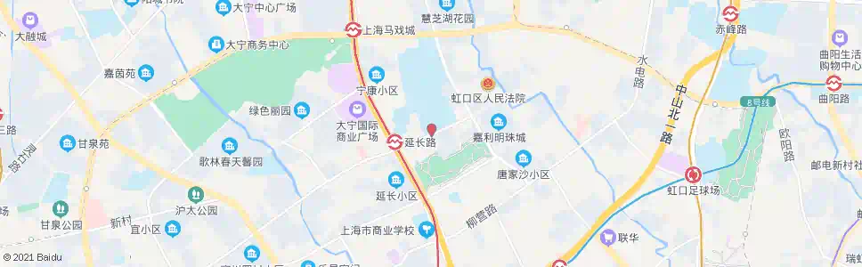 上海延长路共和新路_公交站地图_上海公交_妙搜公交查询2024