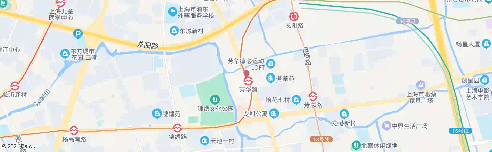 上海沪南路芳华路_公交站地图_上海公交_妙搜公交查询2024