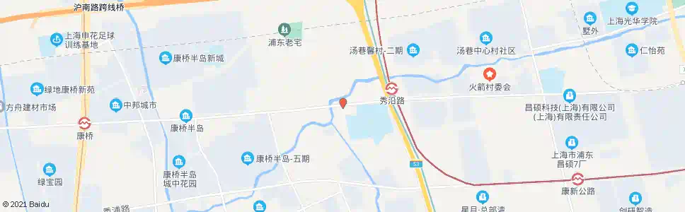 上海秀沿路跃进路_公交站地图_上海公交_妙搜公交查询2024