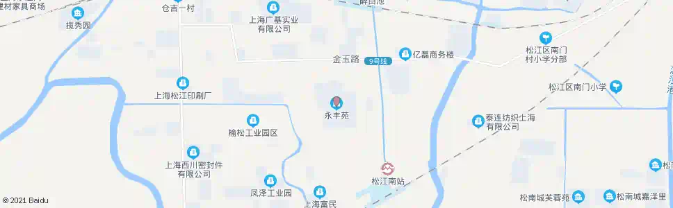 上海永丰苑_公交站地图_上海公交_妙搜公交查询2024