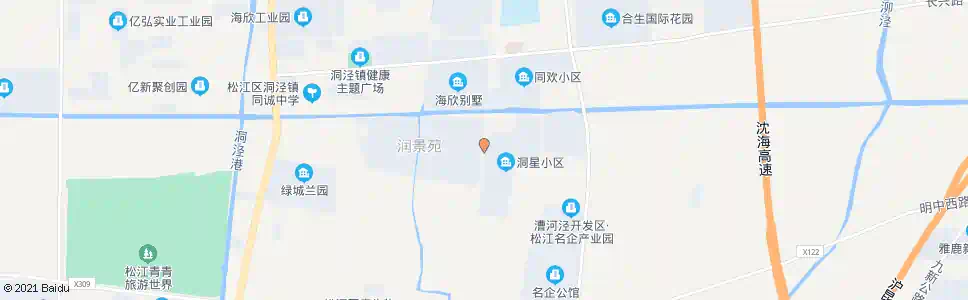 上海洞泾中心村_公交站地图_上海公交_妙搜公交查询2024