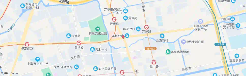 上海沪南路高科西路(北蔡)_公交站地图_上海公交_妙搜公交查询2024