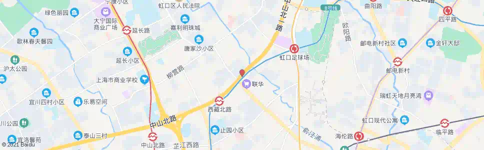 上海东宝兴路中山北路_公交站地图_上海公交_妙搜公交查询2024