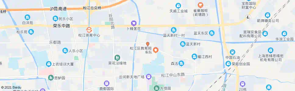 上海环城路沪松公路_公交站地图_上海公交_妙搜公交查询2024