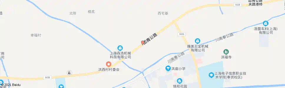 上海团青公路_公交站地图_上海公交_妙搜公交查询2024