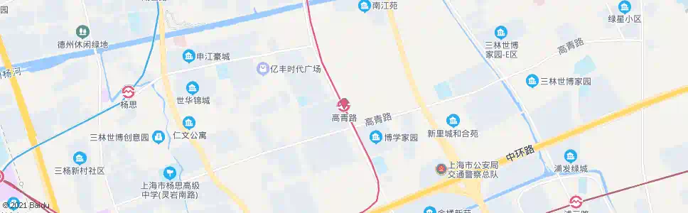 上海高青路站_公交站地图_上海公交_妙搜公交查询2024