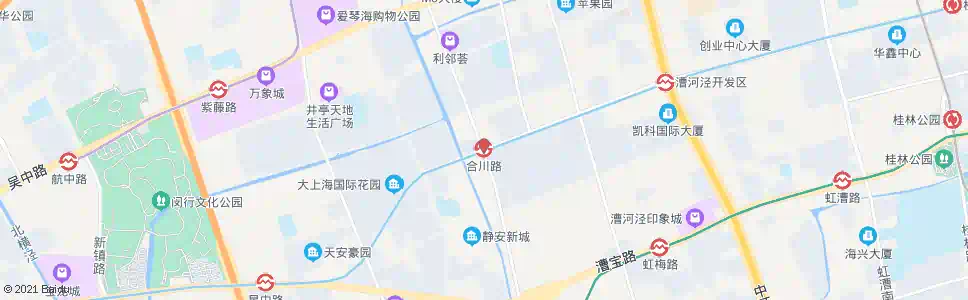 上海紫秀路合川路_公交站地图_上海公交_妙搜公交查询2024